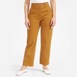 Everlane The Straight-Leg Crop in Golden Brown